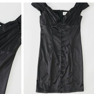 NWT Urban Outfitters Black Mini Dress